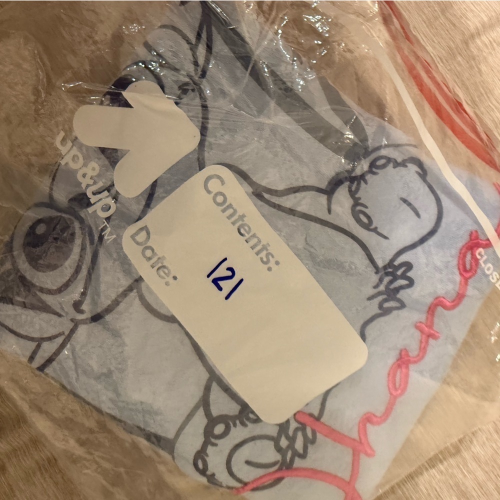 Disney Stitch Women’s Blue Hawaii Ohana Sweatshirt XL - Picture 8 of 8